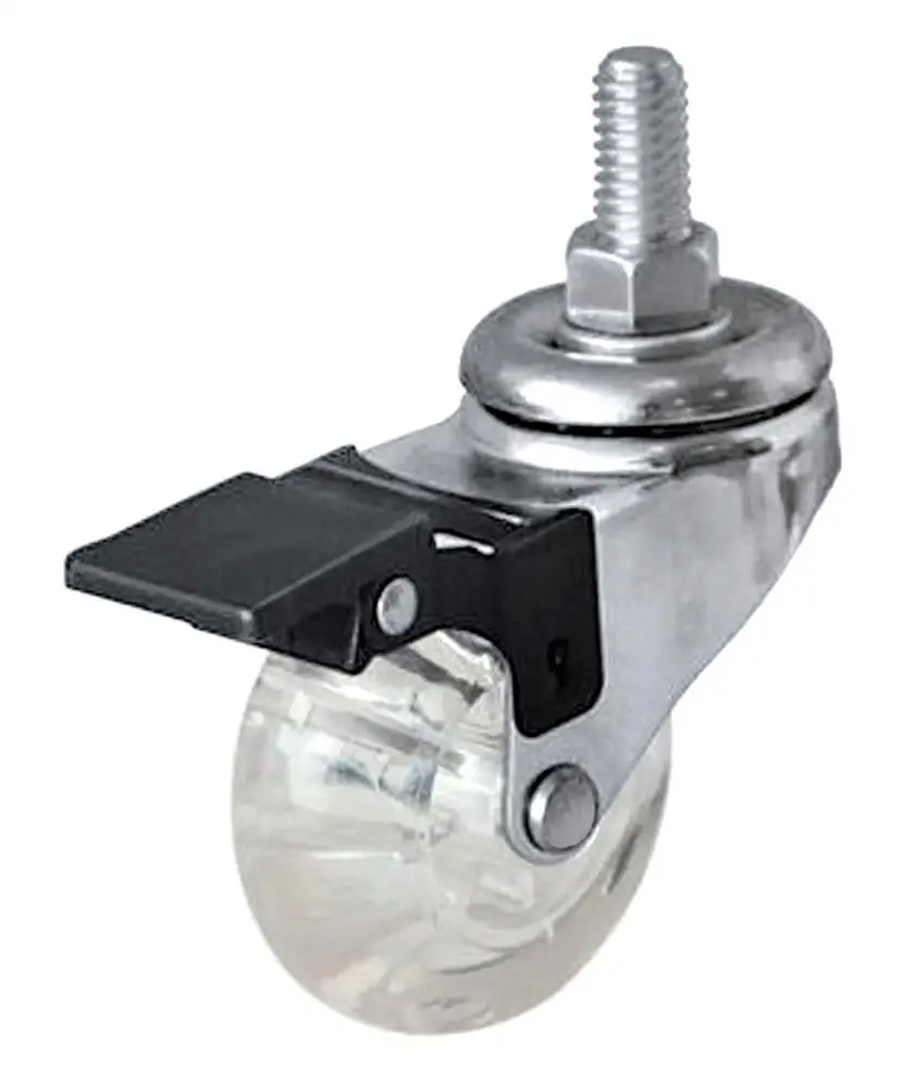 WBD Plastic 1 - 2 Inch Small Furniture Caster Wheels For Office Chair