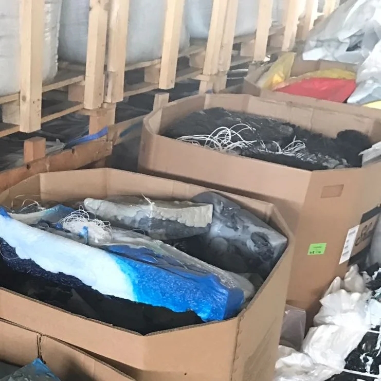 PE Lumps Colored, Post Industrial, Polyethylene Raw Materials Recycling Mixed Color Dry