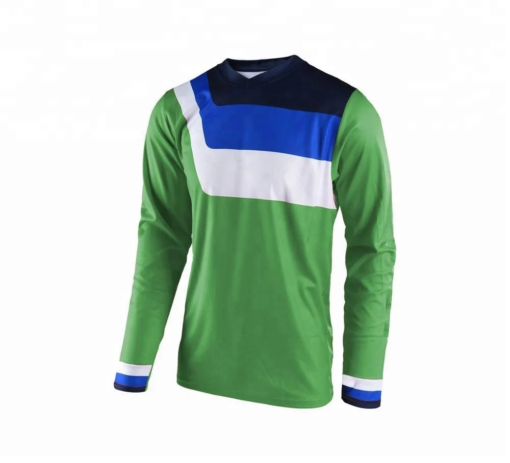 
Digital printing latest design long sleeves Motocross shirts 