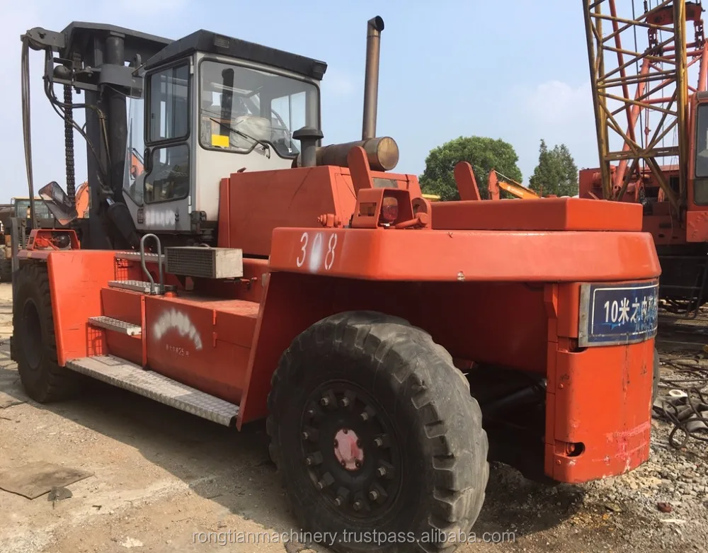 Running condition 25 ton load Sweden used kalmar DCD250 forklift for sale in Shanghai site