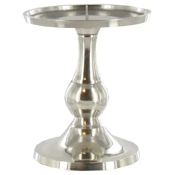 Handmade classic unique elegant modern customized  antique Nickel Plated Designer wedding Decoration Candle Holder