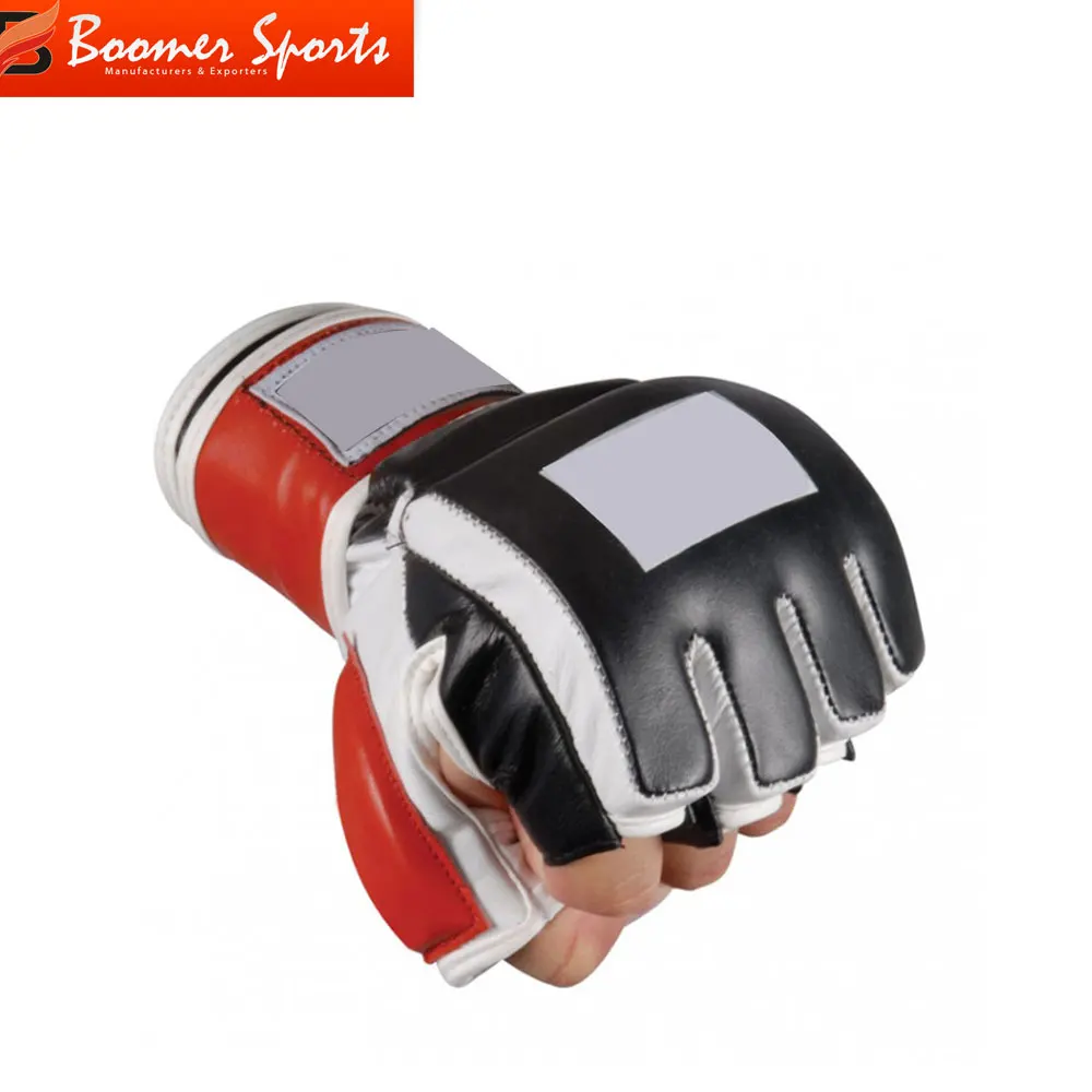 Boxing MMA Martial arts Custom PU Leather Gloves High Quality Material