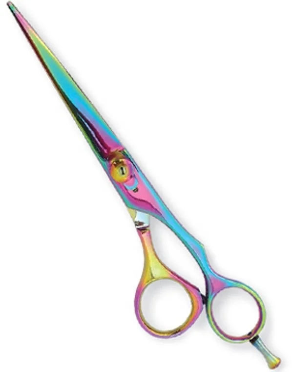 Professional Hair Scissors 6.5 inches Multi Color German Stainless Steel Hair Cutting Scissor for Barber Salon Home Men Women us