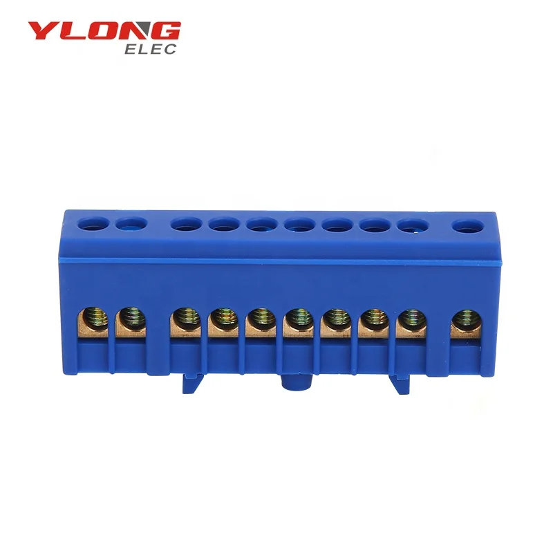 
YL-009 русского типов, все пластиковые 10 позиций винт Электрический кабель провод соединительного терминала полосы блок 