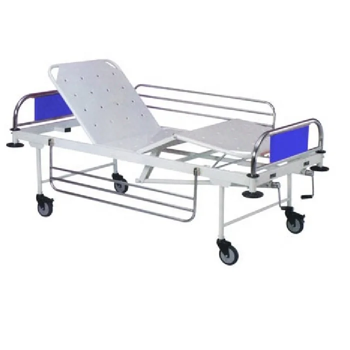 Hospital full Fowler bed double crank mechanical adjustable four section hospital bed Manufacturer