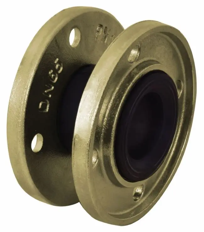 Резиновый компенсатор температурного стыка фланец