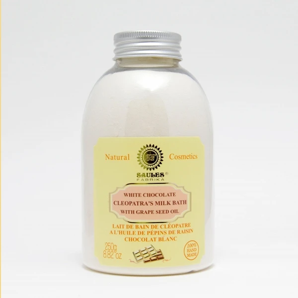 Молочко для ванны 250 г, оптовая продажа, белый запах шоколада