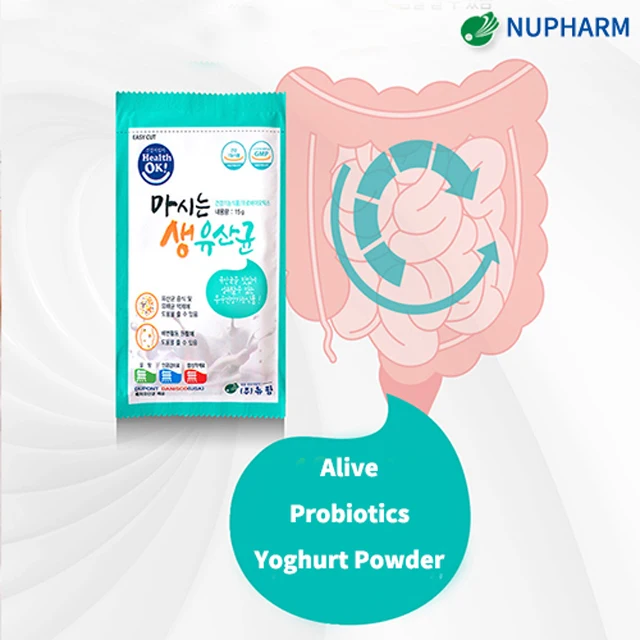 High Quality Strain Using Nupharm Drinking Alive Lactobacillus Probiotics Yogurt Powder OEM manufacturing Possible