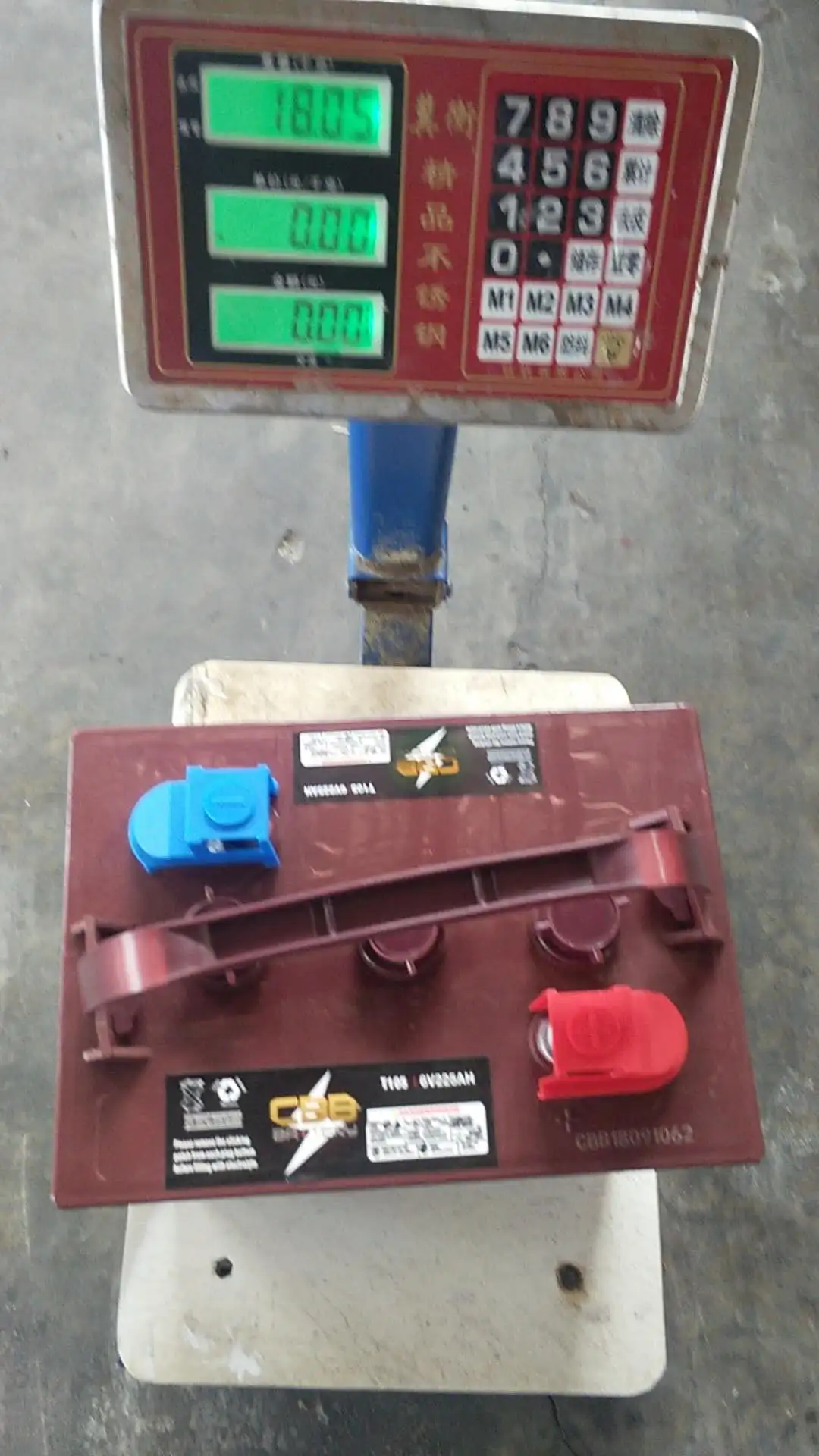 Deep Cycle Battery T105 6V208AH for golf cart