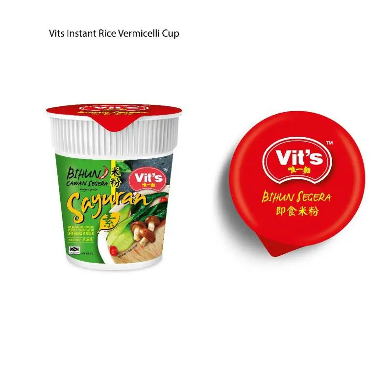 Instant Cup Vermicelli Noodle Pepper Soup with Vegetarian Flavour