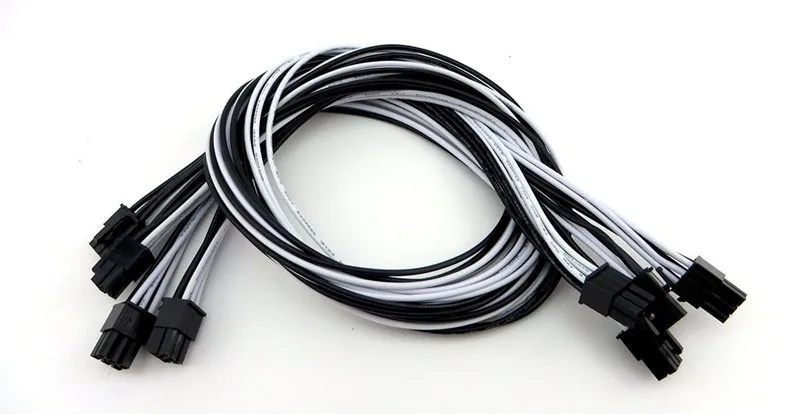  Лидер продаж кабель питания для ПК 16awg PCIE 6-контактный майнинга графического процессора видеокарты ETH