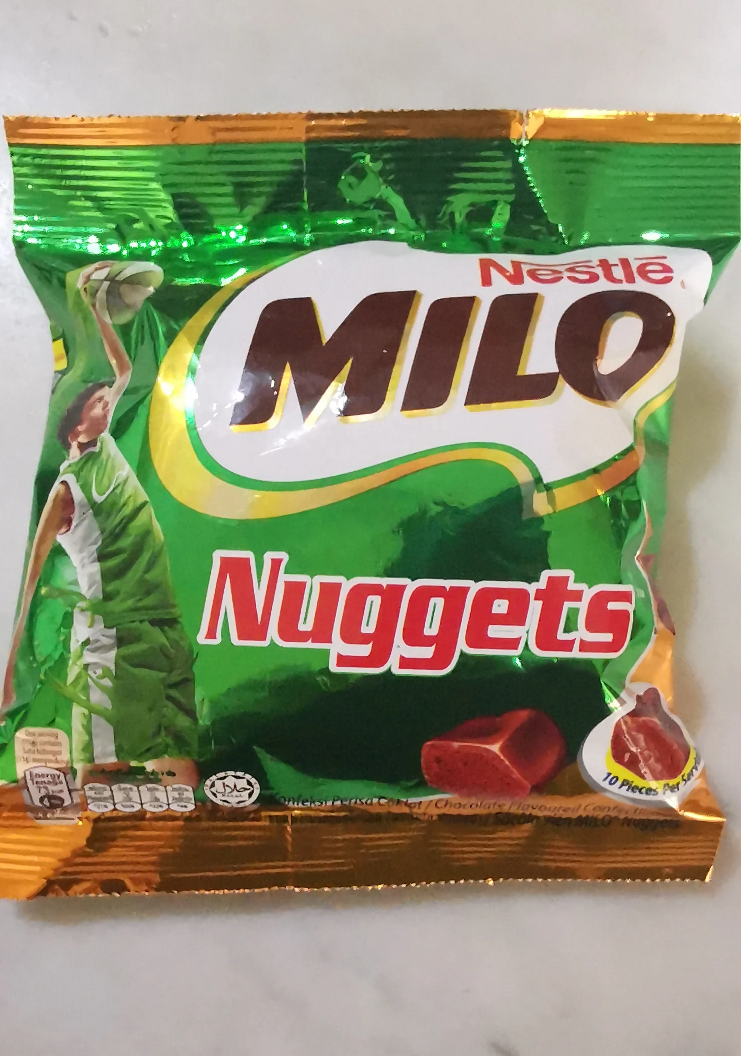  Шоколадные солодовые закуски Milo Nuggets