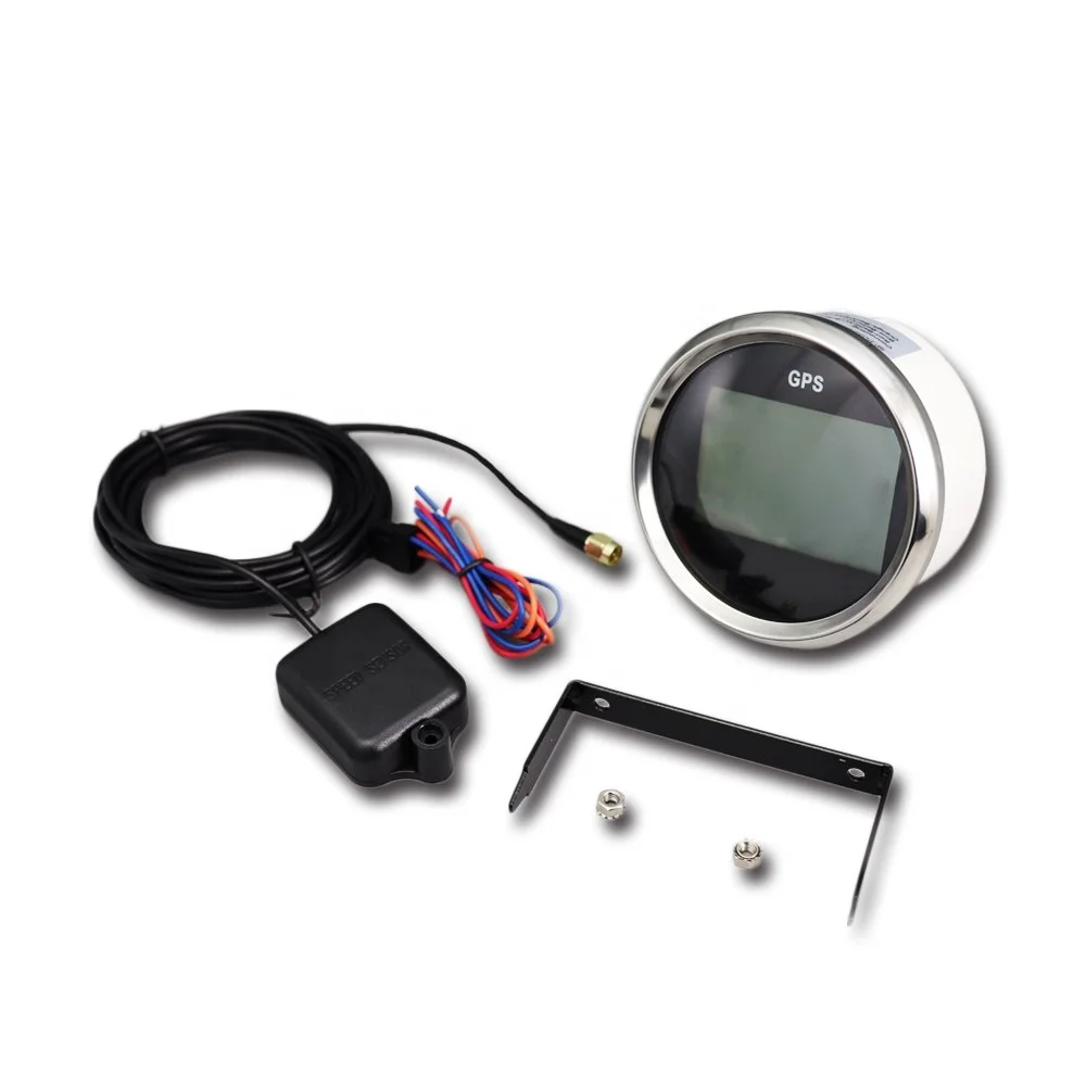 85mm GPS speedometer with odo meter marine gauge