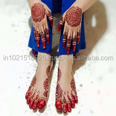 Golecha Red Henna Cone