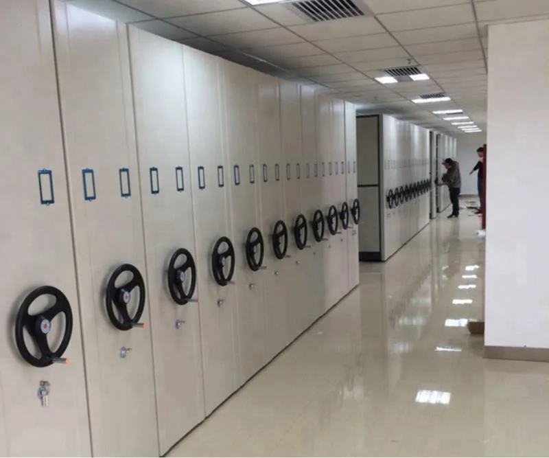 metal storage shelf  Steel Movable Storage Shelves Mobile Compactor System Metal Sliding Files Shelf mobile shelving system