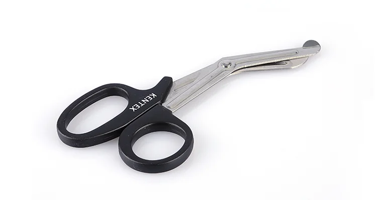 Premium Quality Sharp Edge And Milled Serrations First Aid Medical Shears Trauma Scissors