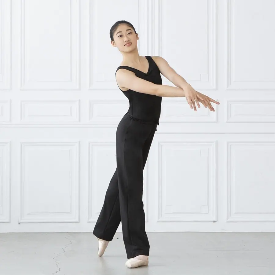 Оптовая продажа, женские танцевальные брюки, балетный комбинезон с подогревом