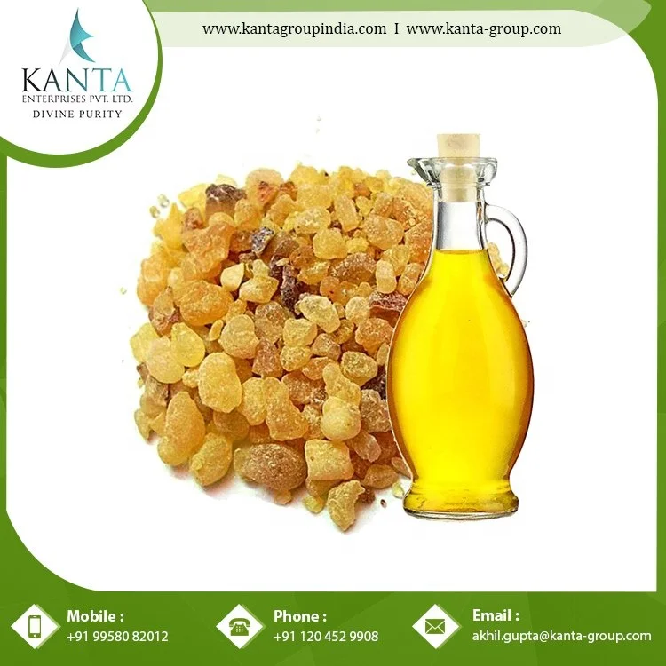 Standard Quality Aromatherapy Properties Frankincense Oil at Wholesale Price from Indian Supplier