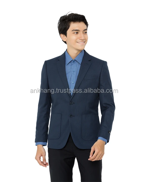 Regular fit blazer suit for men
