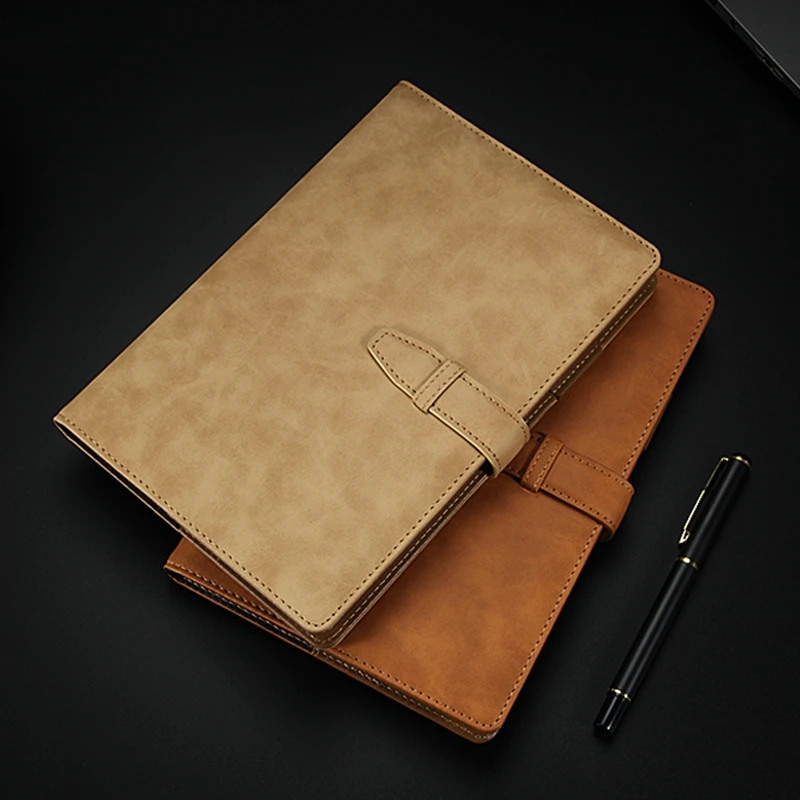 Custom notebook  a5 large size business  notepad office this thickened b5 wholesale diary customized logo printing