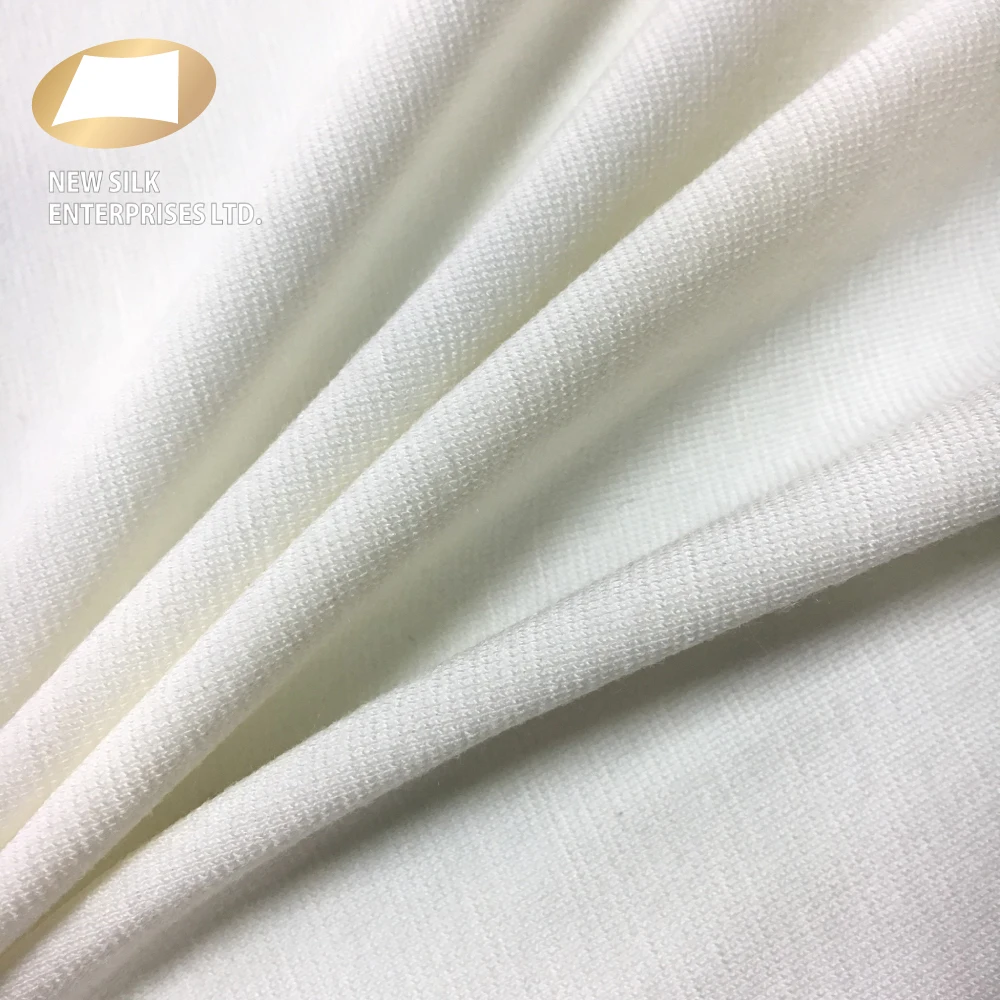 Beauty skin deodorizing functional t-shirt collagen viscose rayon cotton polyester skin care knitted anti uv resistant fabric