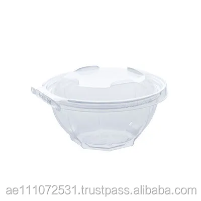 Al Bayader plastic PET Transparent tear & pull Salad fruit bowl Cold To Go bowl from Dubai UAE