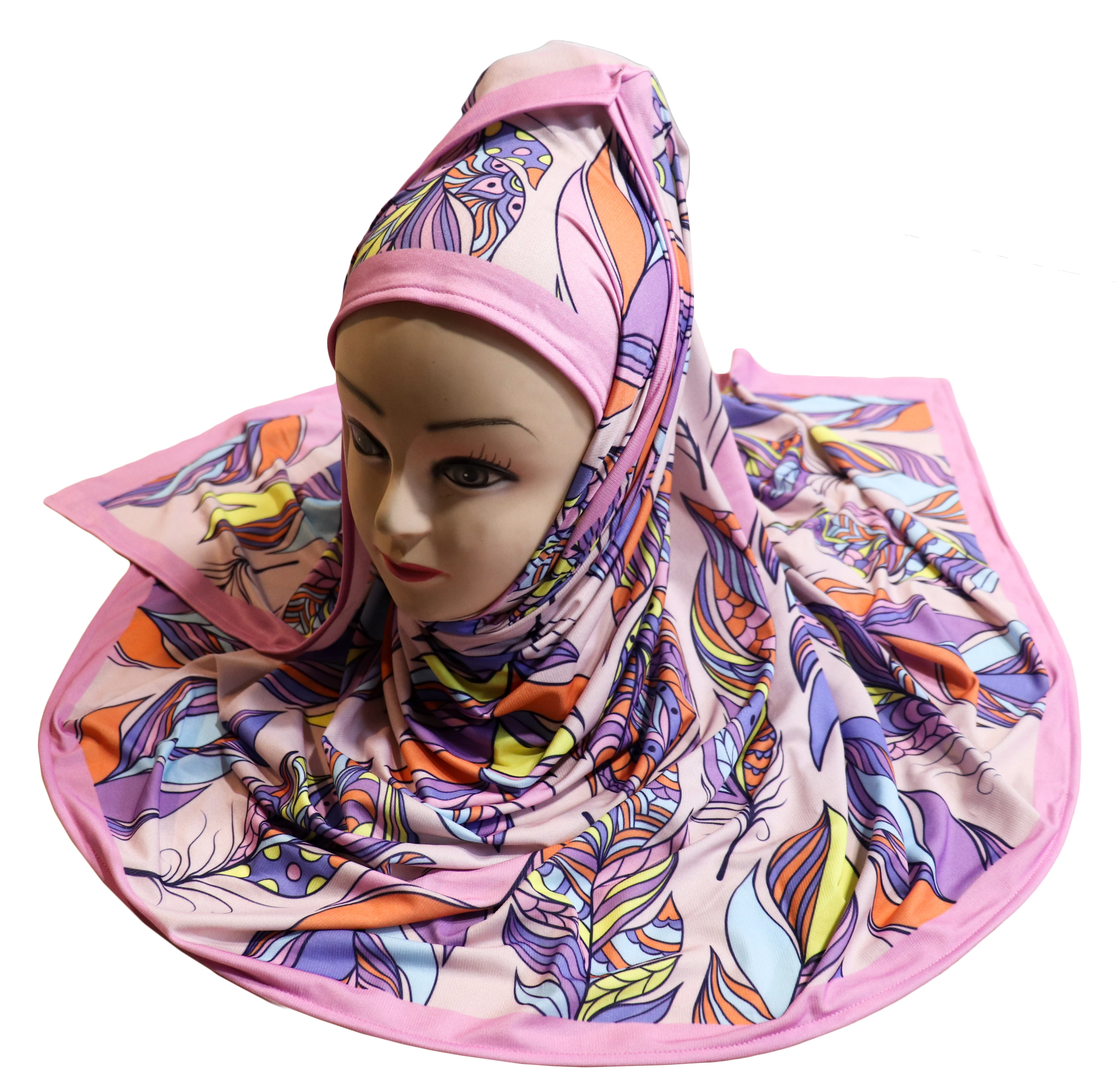Newest Fashion Luxury Digital Printed Jersey Hijab Scarf
