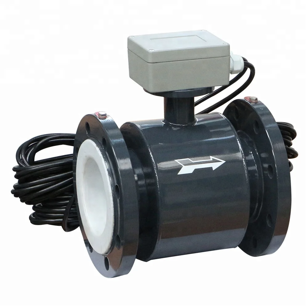 
DN300 PTFE liner Electromagnetic Flow Meter 
