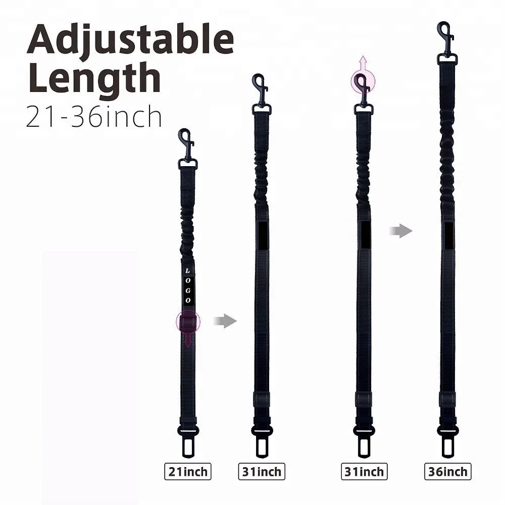 Adjustable Pet Dog Products Car Safety Belt