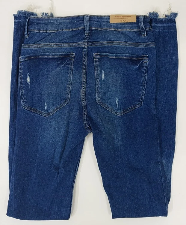 Big brand luxury high quality printed stretch jeans Designed in 2018