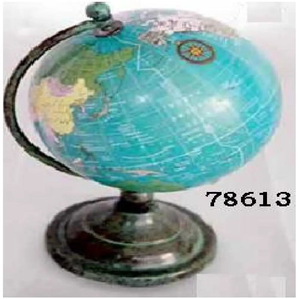 Aluminum Educational Globe World Globe with Black Finish Decorative For Office Home & Gift Item