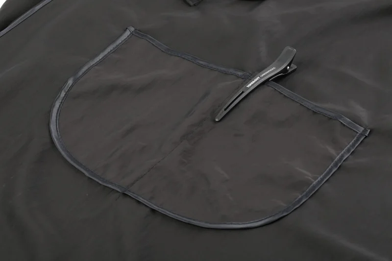 Top selling women beauty salon uniform white tunic waxed canvas barber apron