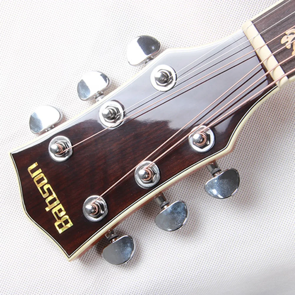 free shipping high quality mahogany neck rosewood back 6 12 strings electric 40 inch high gloss acoustic guitar with equalizer