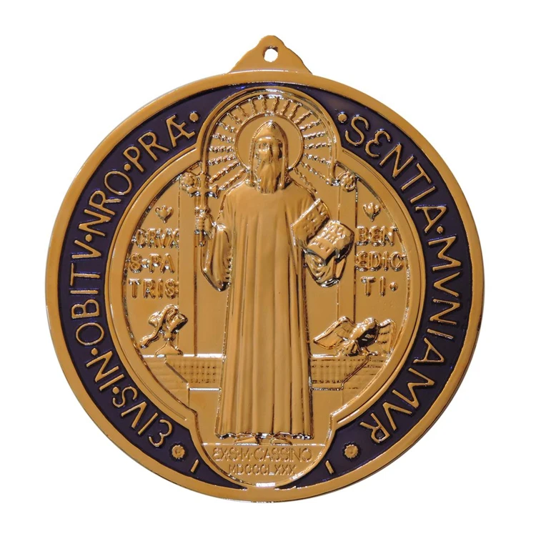 wholesale st michael st saint benedict christopher medal keys folk crafts