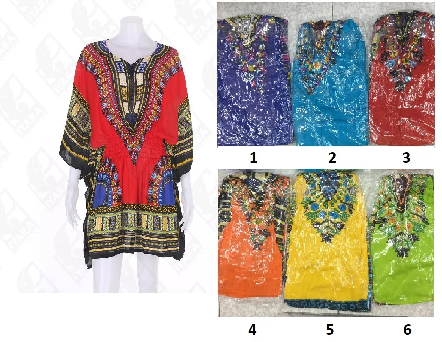 MINI CAFTAN Dress Tunic Top Shirt Southwestern African Dashiki