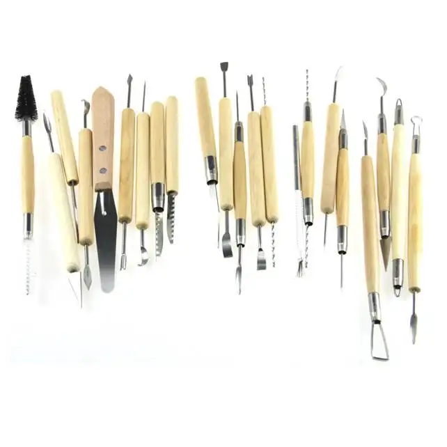 Double End Pottery Carving Clay pottery tools Set