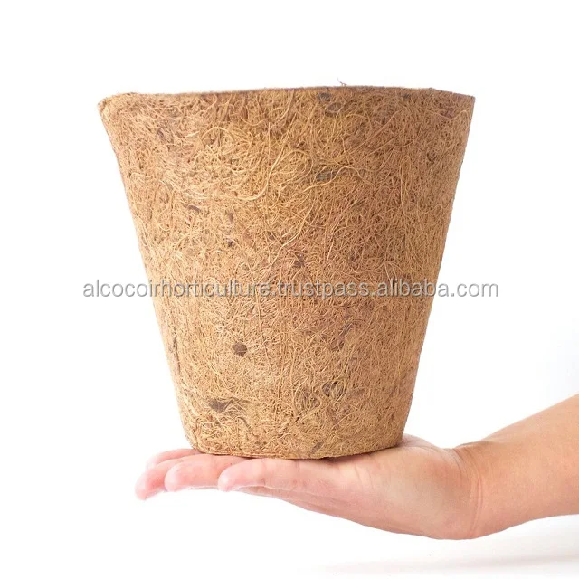 coconut fiber pots for garden