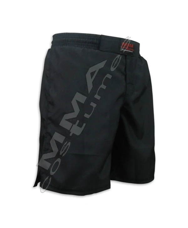 wholesale custom MMA grappling board shorts black mma short fighting shorts mma competition fight short Krav maga training short