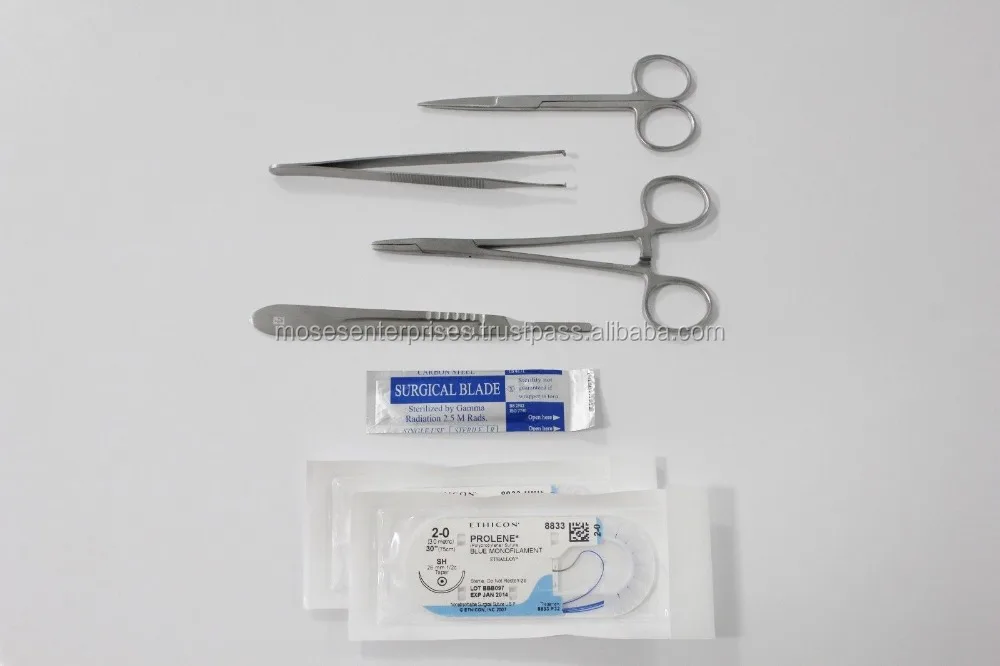 Medical Student Dissecting Suture Practice Tc Instruments Scissor Kit