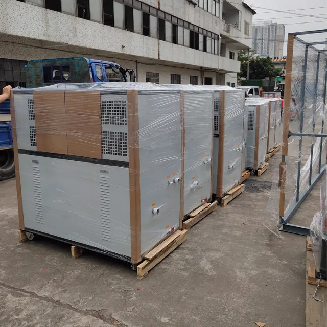 Professional manufacturer 5HP air chiller machines industrial air cooled water chiller for plastic injection molding industrty.