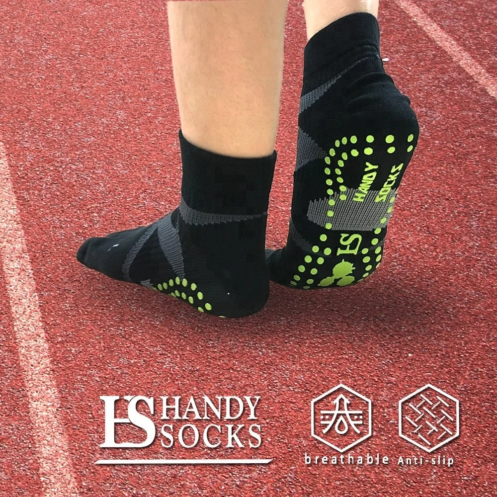 trampoline non slip dots cotton sport socks