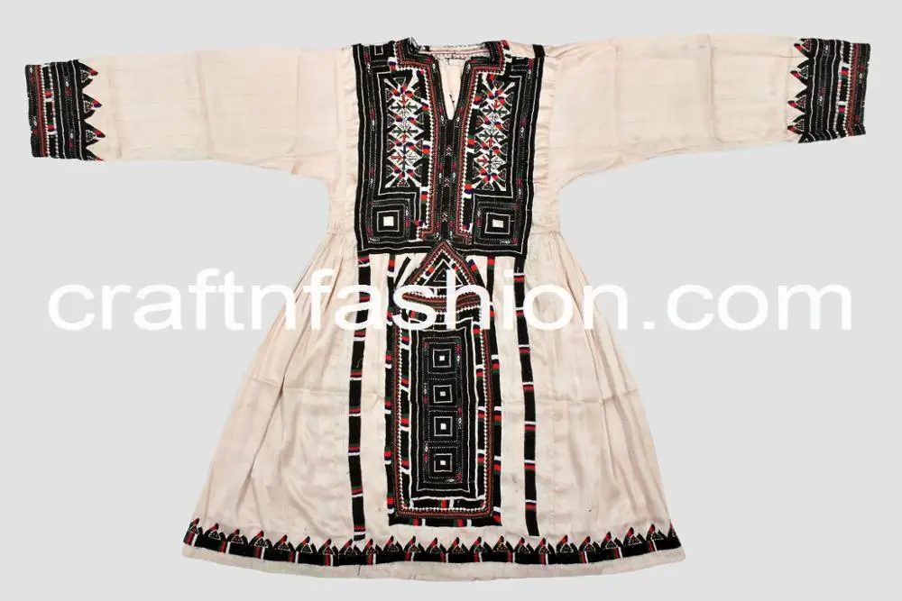Женское вышитое традиционное платье Kuchi-платье Kuchi с ручной вышивкой-традиционное платье Kuchi