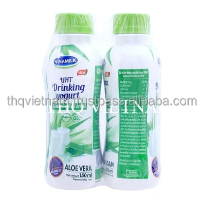
[THQ VIETNAM ] Vinamilk UHT Drinking Yogurt Aloe Vera 150 ml*24bottles 