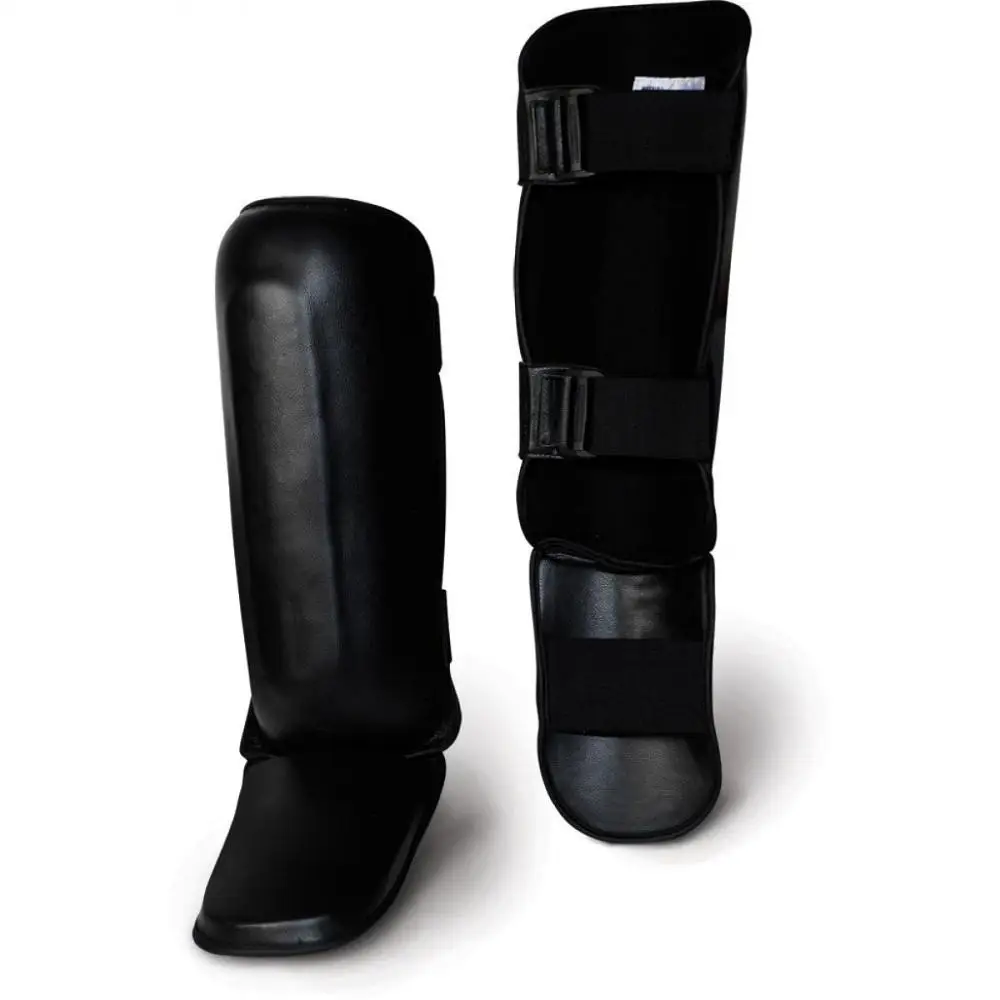 Custom black boxing muay thai shin gaurds 2018
