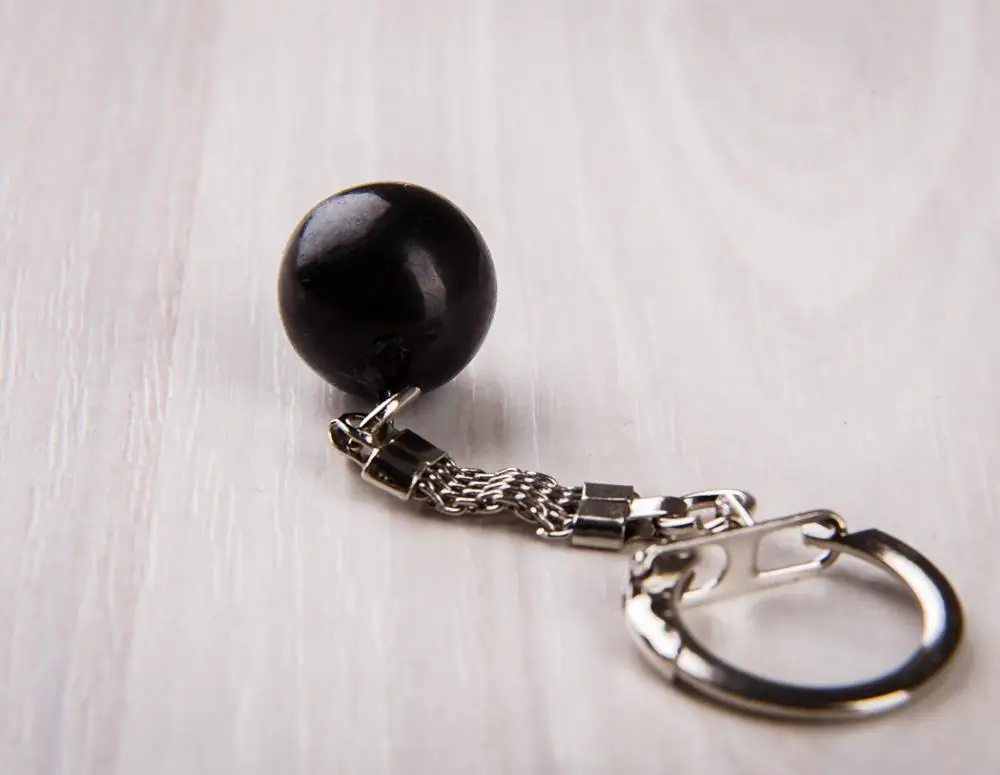 Shungite Сферический брелок/камень