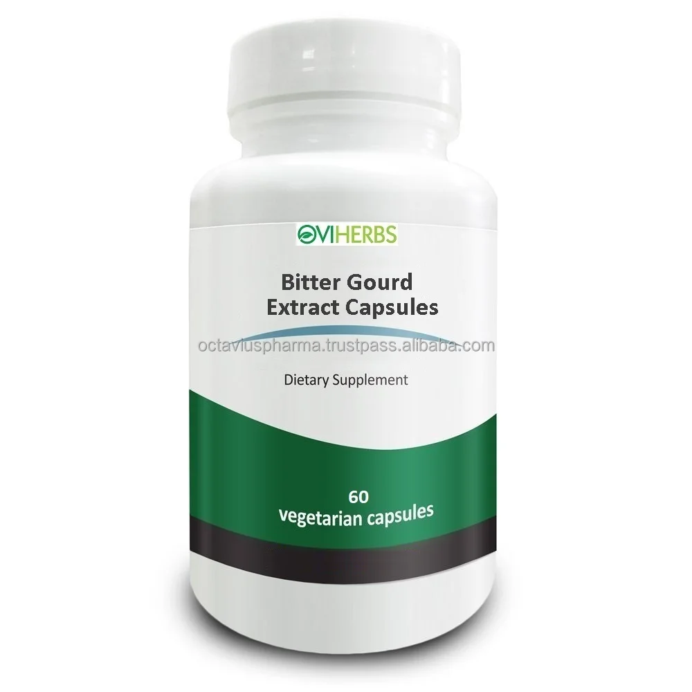 
Bitter Gourd Capsules For Diabetes & Digestive Problems 