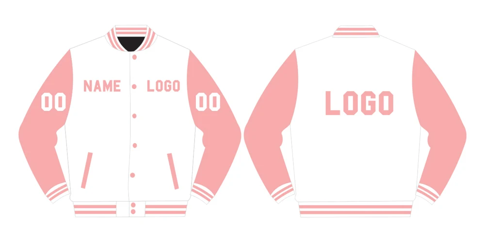 Pink Sleeve Letterman Jacket Girls Style