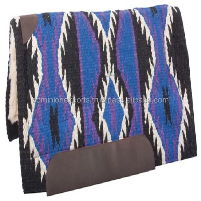 
Western Saddle Pad Hand-woven Western Woolen Saddle Pad 