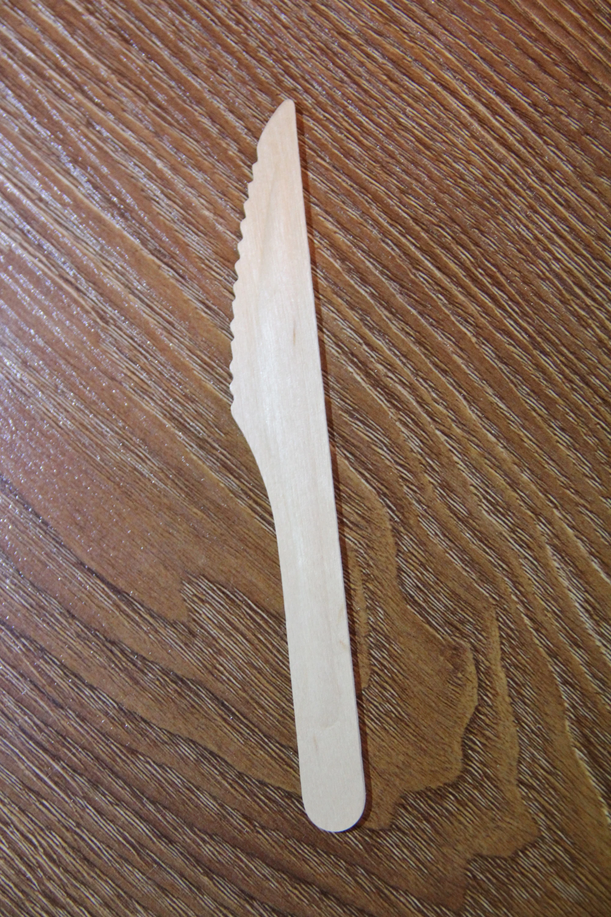 
165 mm eco-friendly disposable birch knife 