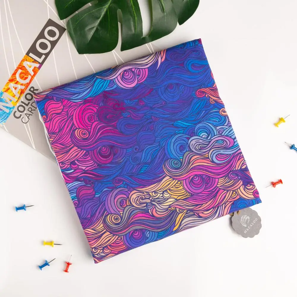 Amazing quality super soft customized digital printed stretch cotton jersey fabric for baby clothes